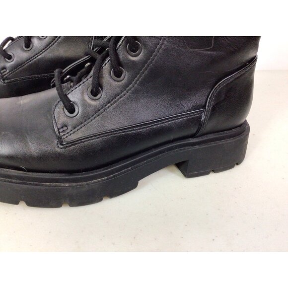Grunge Combat Boots Lace Up Womens 7 - Picture 3 of 10